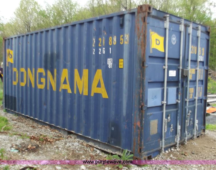 image for item D3879 2002 20' storage container