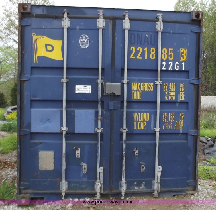 image for item D3879 2002 20' storage container