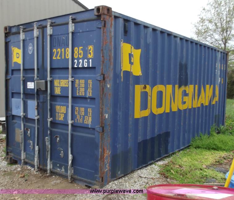 image for item D3879 2002 20' storage container