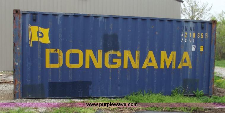 image for item D3879 2002 20' storage container