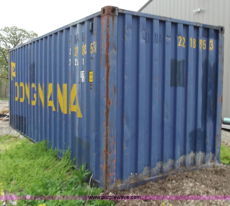 image for item D3879 2002 20' storage container