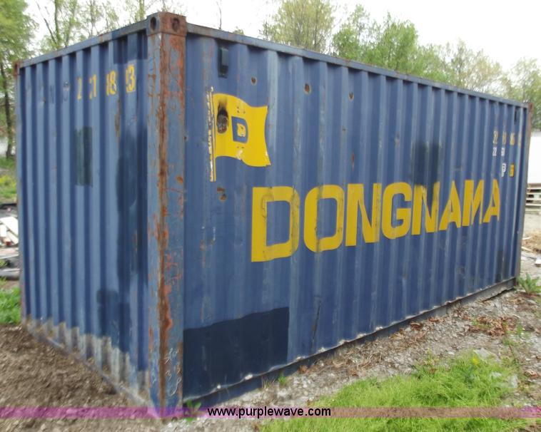 image for item D3879 2002 20' storage container