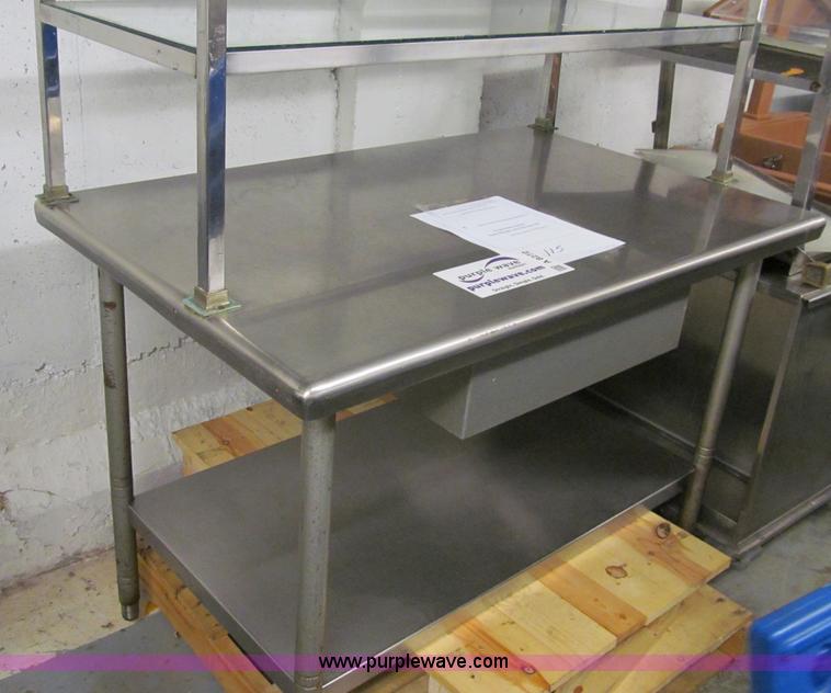 image for item A8272 Stainless steel table