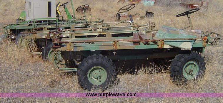 image for item B1205 (3) U.S. Military M274 1/2 ton utility platform trucks