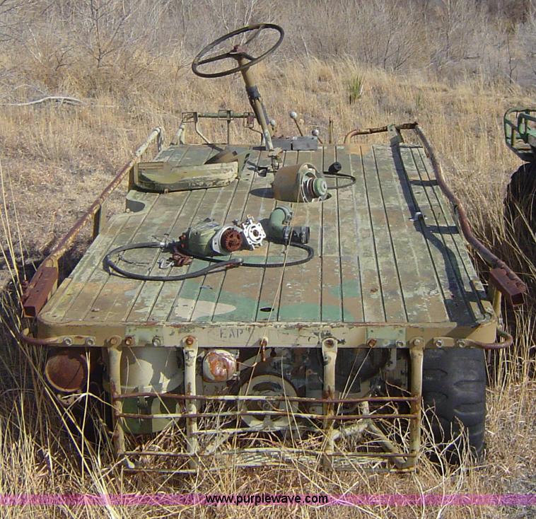 image for item B1205 (3) U.S. Military M274 1/2 ton utility platform trucks