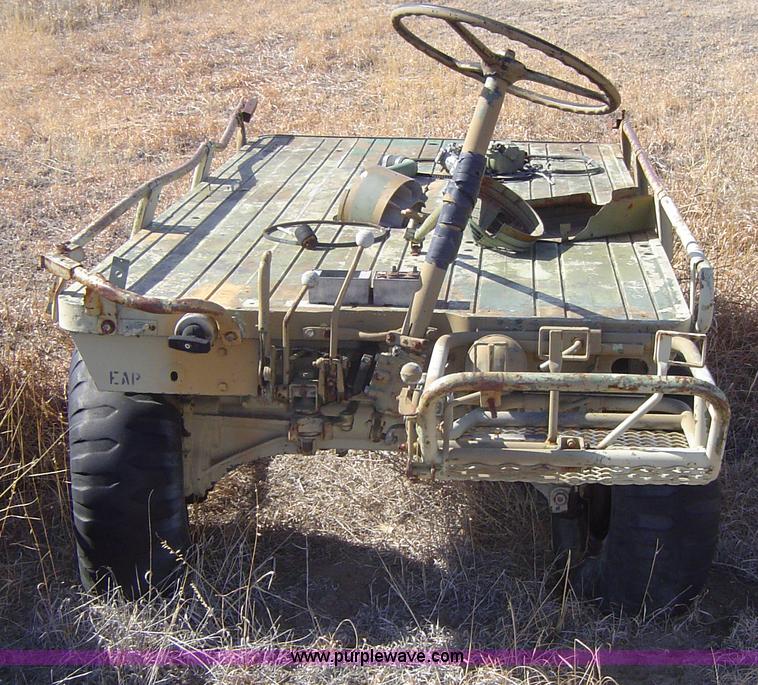 image for item B1205 (3) U.S. Military M274 1/2 ton utility platform trucks