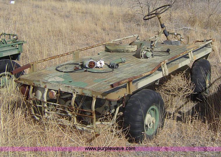 image for item B1205 (3) U.S. Military M274 1/2 ton utility platform trucks