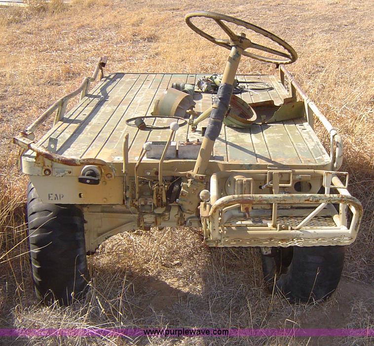 image for item B1205 (3) U.S. Military M274 1/2 ton utility platform trucks