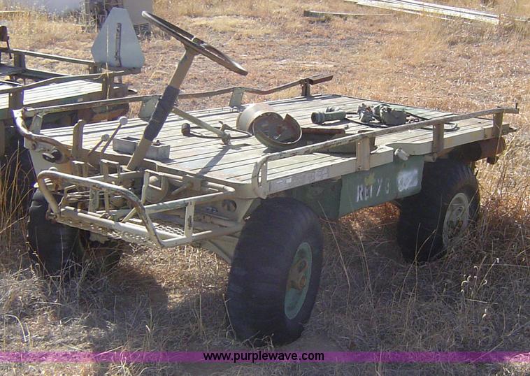 image for item B1205 (3) U.S. Military M274 1/2 ton utility platform trucks