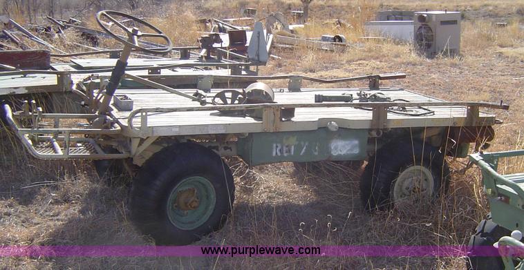 image for item B1205 (3) U.S. Military M274 1/2 ton utility platform trucks