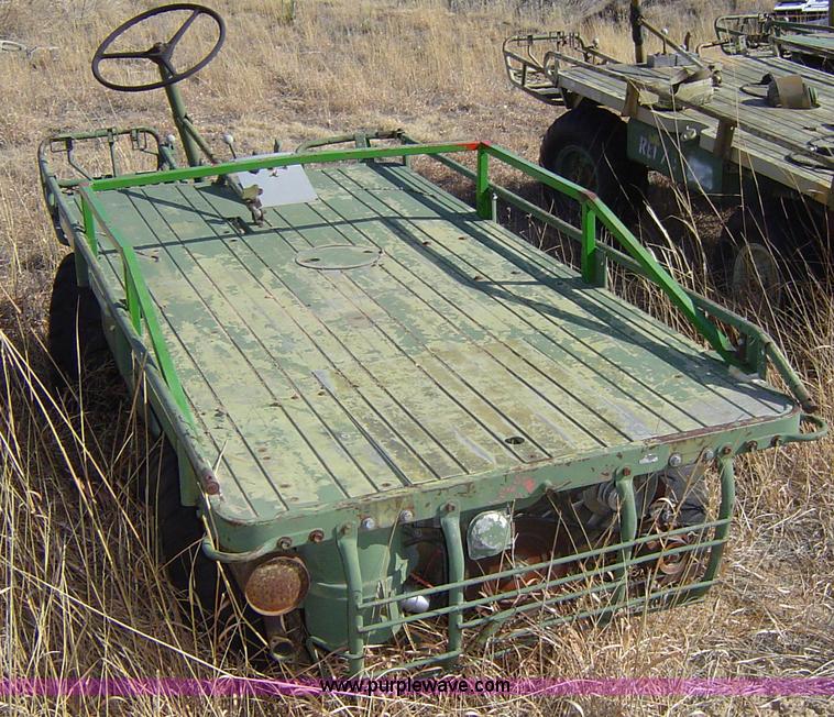 image for item B1205 (3) U.S. Military M274 1/2 ton utility platform trucks