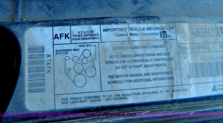 image for item B3636 1997 Chevrolet Blazer