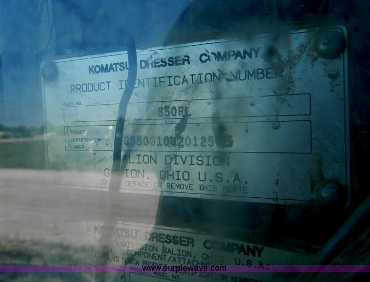 image for item B3639 1994 Galion 850RL motor grader