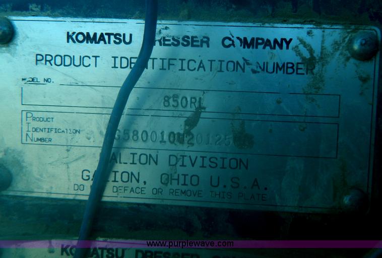 image for item B3639 1994 Galion 850RL motor grader