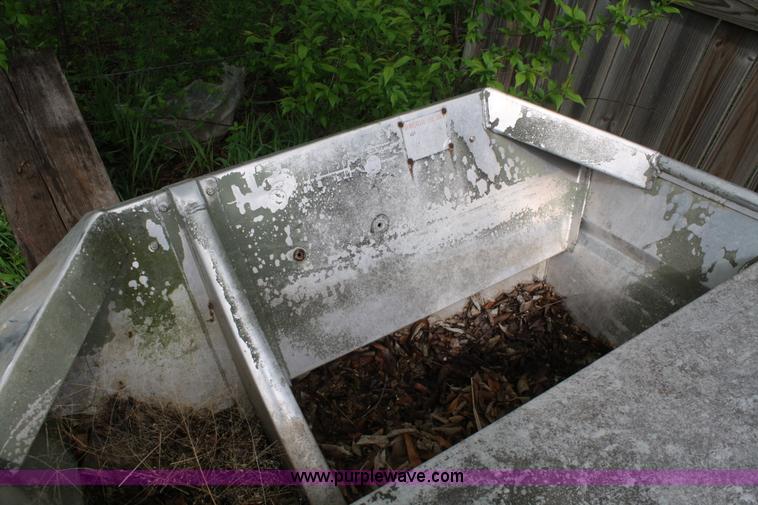 image for item B6506 18' aluminum john boat with trailer