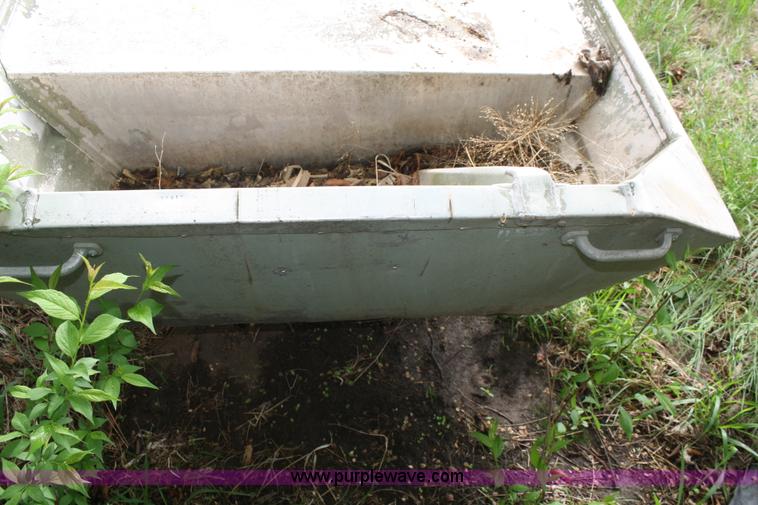 image for item B6506 18' aluminum john boat with trailer