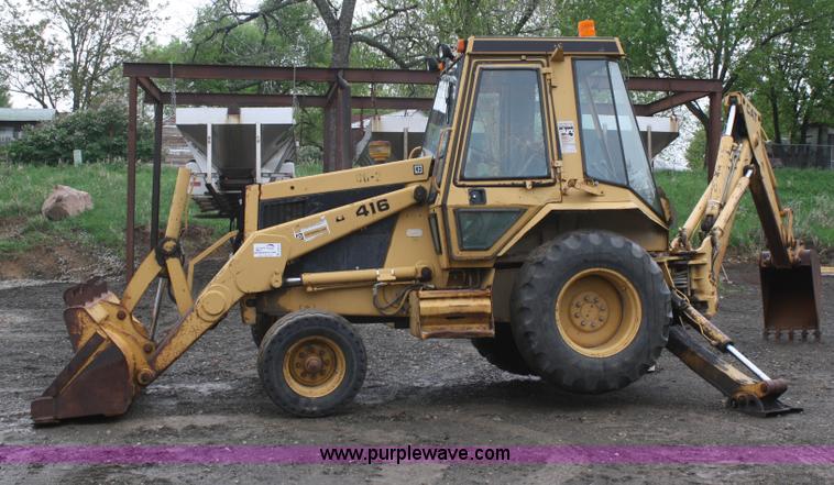 image for item B6510 1987 Caterpillar 416 backhoe