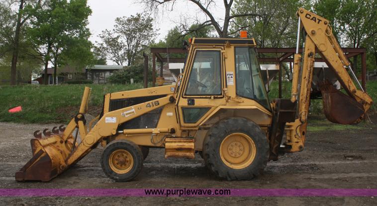 image for item B6510 1987 Caterpillar 416 backhoe