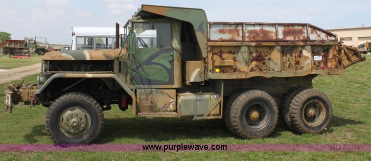 image for item D7696 1968 Kaiser 6x6 military dump truck