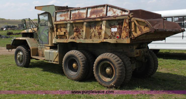 image for item D7696 1968 Kaiser 6x6 military dump truck