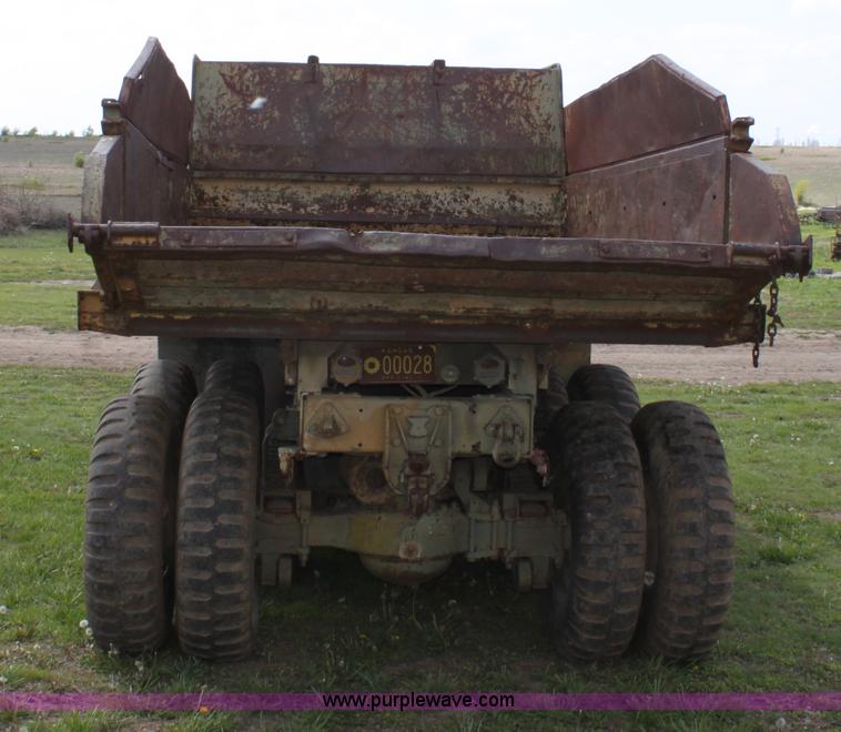 image for item D7696 1968 Kaiser 6x6 military dump truck