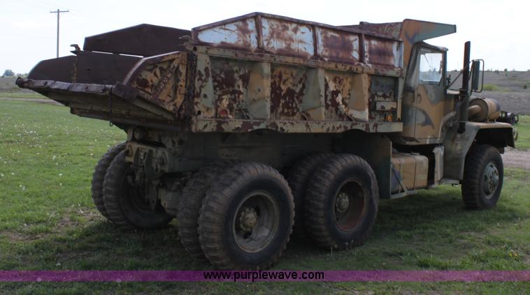 image for item D7696 1968 Kaiser 6x6 military dump truck