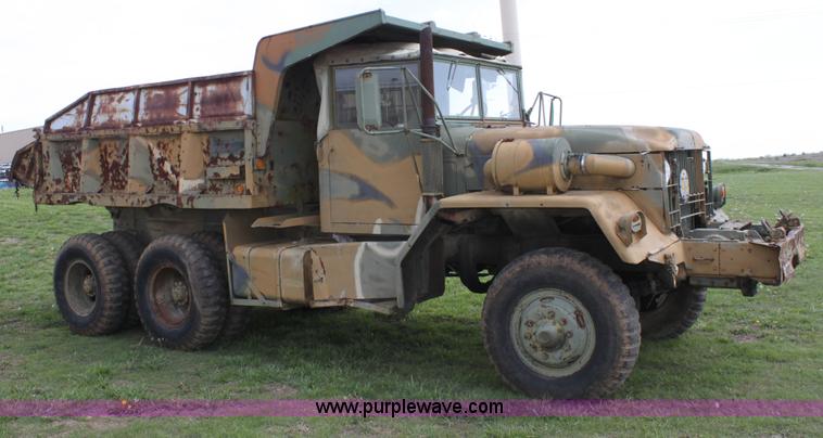 image for item D7696 1968 Kaiser 6x6 military dump truck