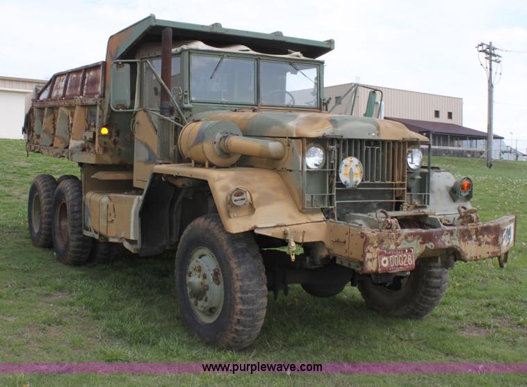 image for item D7696 1968 Kaiser 6x6 military dump truck