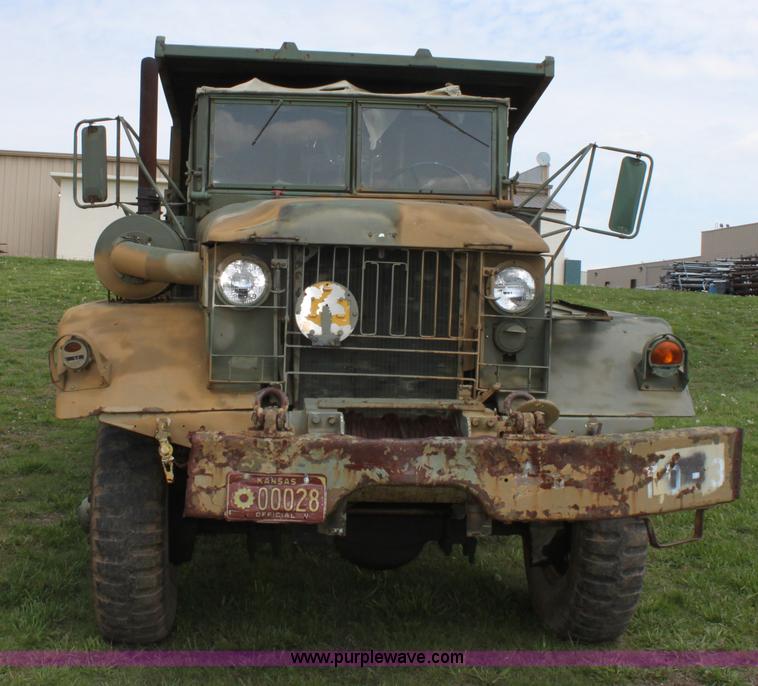 image for item D7696 1968 Kaiser 6x6 military dump truck