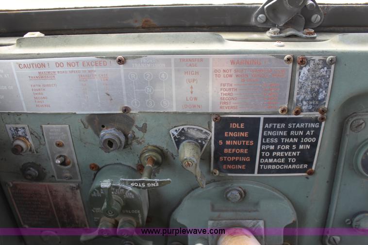 image for item D7696 1968 Kaiser 6x6 military dump truck