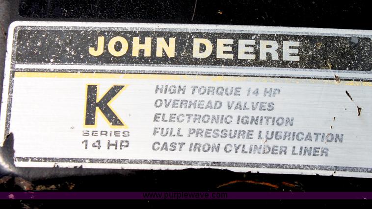 image for item D7706 1999 John Deere H45 Turbo lawn mower