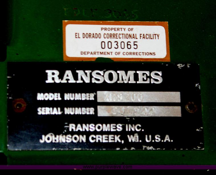 image for item D7713 Ransomes XR5200 seeder slicer