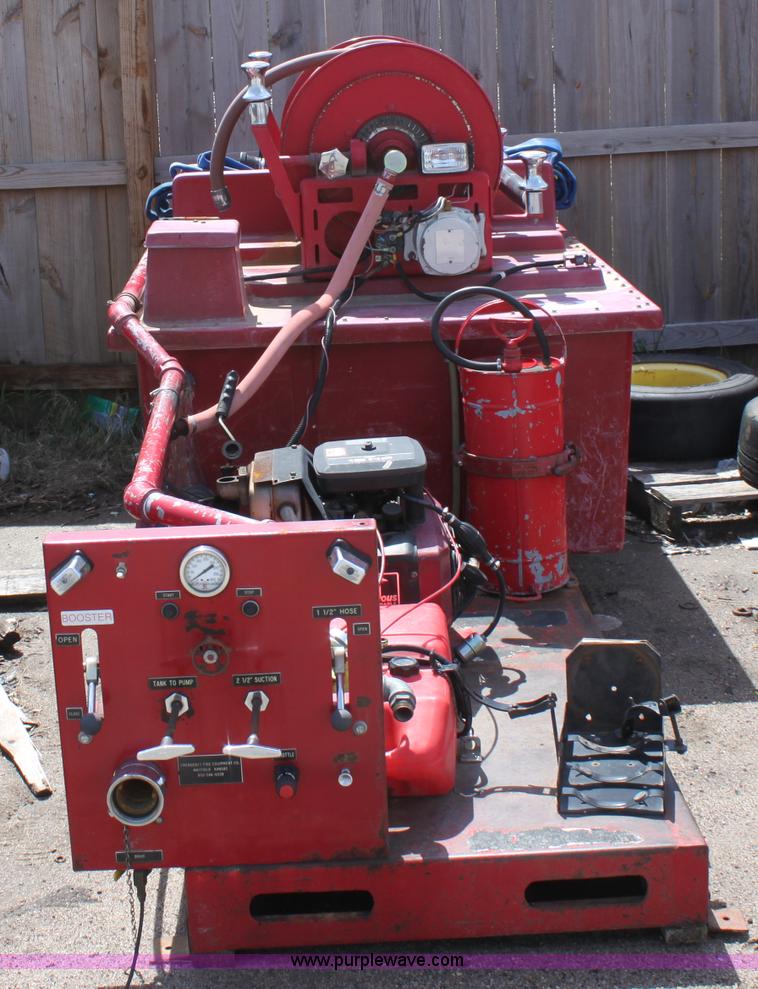 image for item D7804 Emergency Fire Equipment fire fighting skid unit