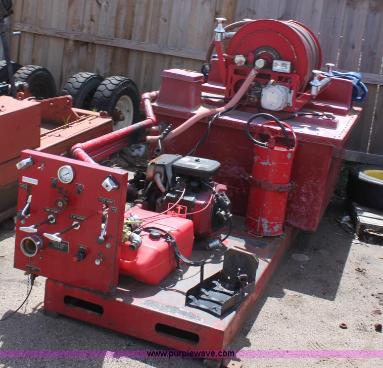 image for item D7804 Emergency Fire Equipment fire fighting skid unit