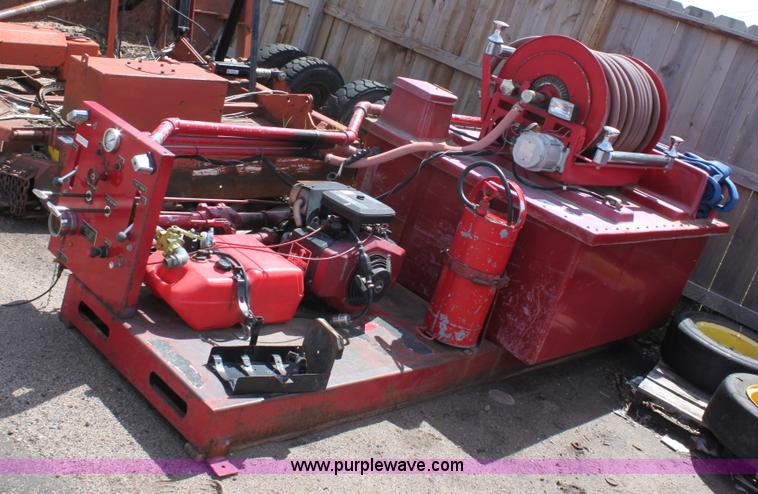 image for item D7804 Emergency Fire Equipment fire fighting skid unit