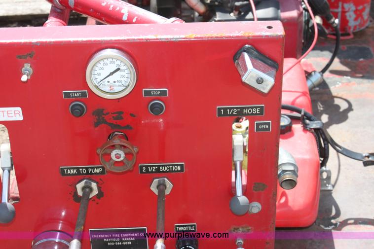 image for item D7804 Emergency Fire Equipment fire fighting skid unit