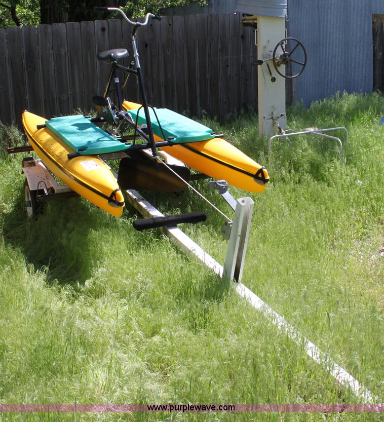 image for item D7816 Hydro bikes paddle boat