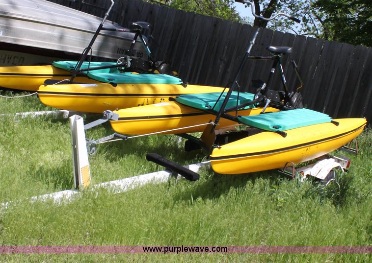 image for item D7816 Hydro bikes paddle boat