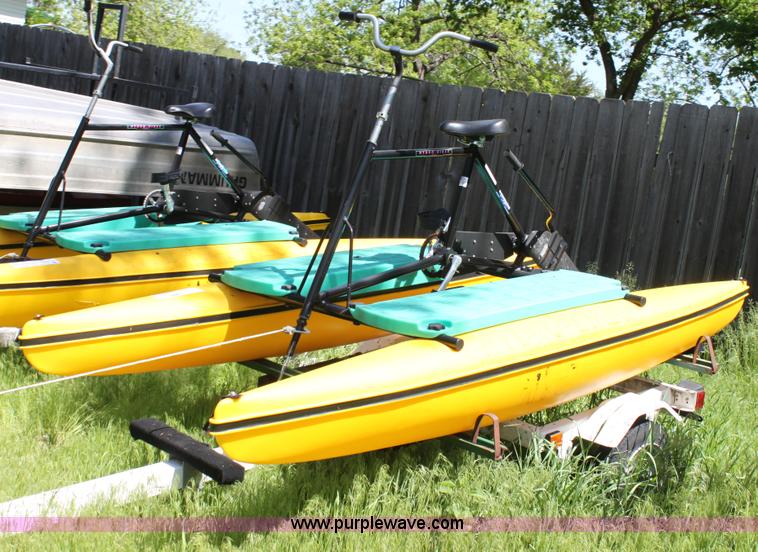 image for item D7816 Hydro bikes paddle boat