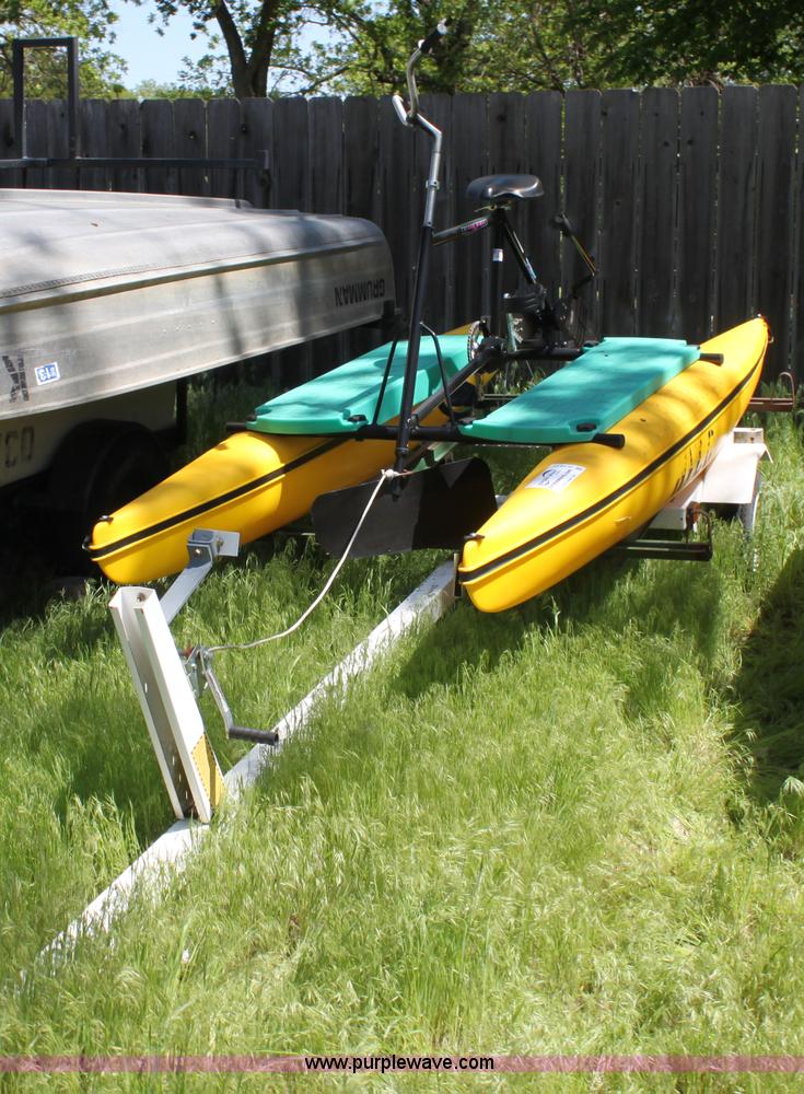 image for item D7817 Hydro bikes paddle boat