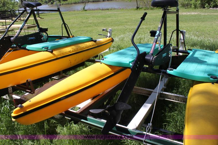 image for item D7817 Hydro bikes paddle boat