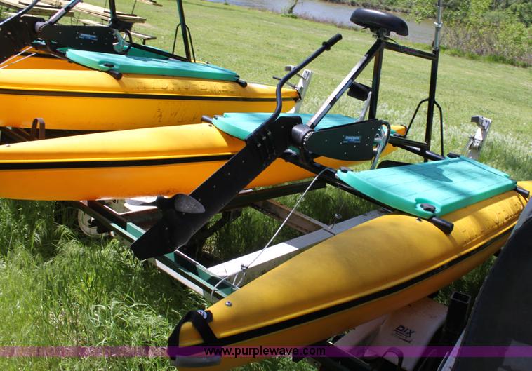 image for item D7817 Hydro bikes paddle boat
