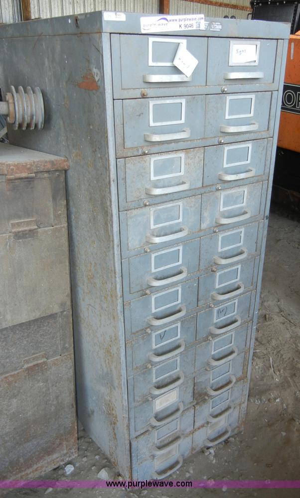 image for item K9046 (2) assorted metal cabinets