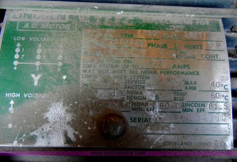 image for item K9047 Lincoln 3 HP motor