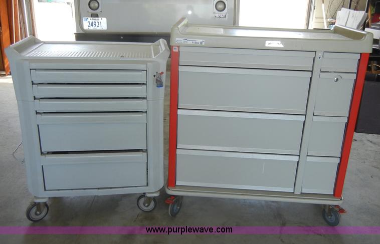 image for item K9053 (2) assorted medical carts