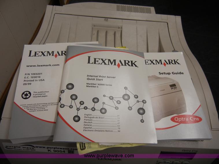 image for item K9054 Lexmark Optra C710 printer