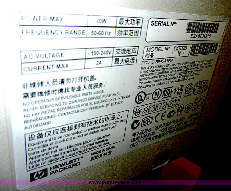 image for item K9059 Hewlett Packard DesignJet 750C Plus plotter