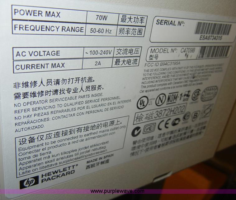 image for item K9059 Hewlett Packard DesignJet 750C Plus plotter