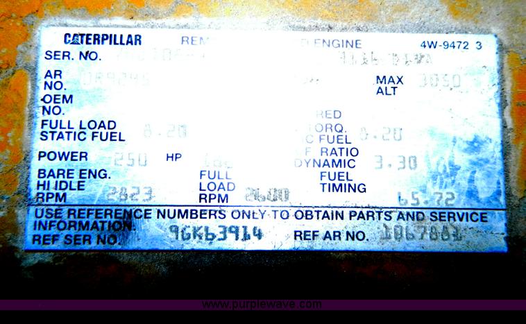 image for item T9819 Reman Caterpillar 3116 diesel engine