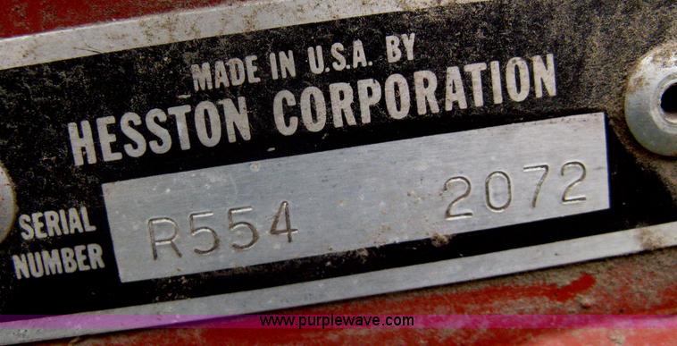 image for item A6205 Hesston 5540 round baler